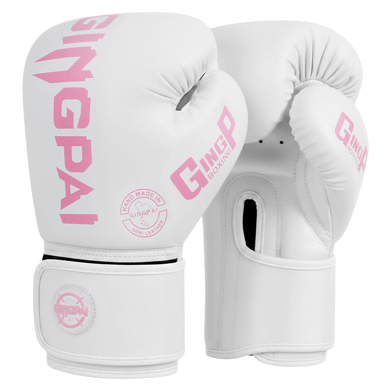 Guantes de Boxeo Profesionales O Amateur de Cuero PU de 4-14 oz , Antideslizantes, Transpirables, con Cierre de Media Mano para Uso Diario al Aire Libre, para Todas las Edades