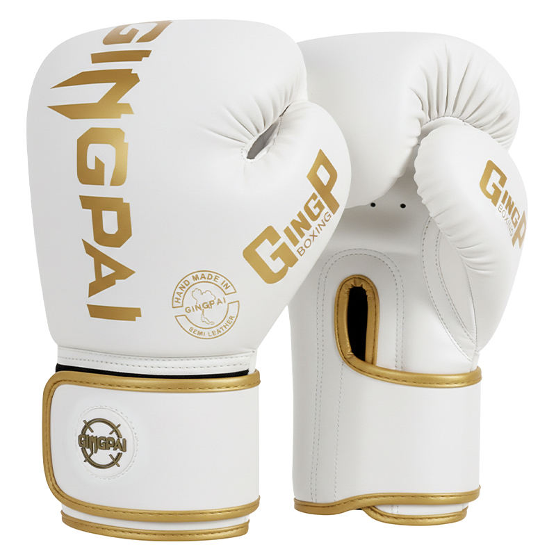 Guantes de Boxeo Profesionales O Amateur de Cuero PU de 4-14 oz , Antideslizantes, Transpirables, con Cierre de Media Mano para Uso Diario al Aire Libre, para Todas las Edades
