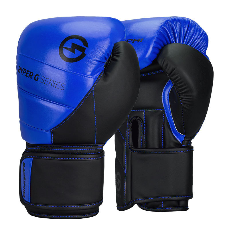 Guantes de Boxeo Sanda de Alta Calidad, Impermeables y Transpirables, de 6oz, 8oz y 10oz, con Cierre de Agarre, Resistentes al Desgaste, de PU Grueso