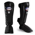 Espinilleras GING de Cuero PU de Alta Calidad, Ligeras, Protección Profesional, Transpirables, Compresivas y Duraderas para Muay thai y k1