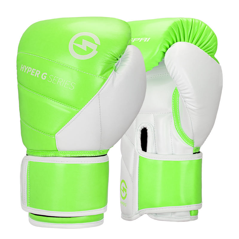 Guantes de Boxeo Sanda de Alta Calidad, Impermeables y Transpirables, de 6oz, 8oz y 10oz, con Cierre de Agarre, Resistentes al Desgaste, de PU Grueso