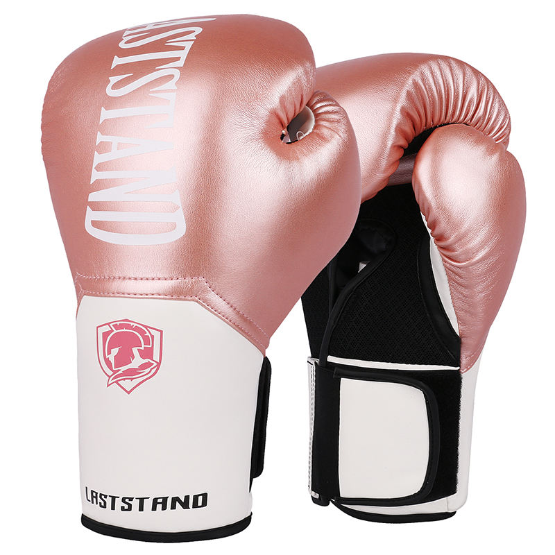 Guantes de Boxeo Muay Thai LASTSTAND Profesionales de Alta Calidad en Cuero PU, Impermeables, con Cierre Elástico para Entrenamiento de Combate