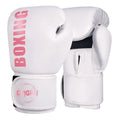 Para guantes de boxeo de cuero PU profesional impermeable transpirable al aire libre Sanda Muay Thai artes marciales 10oz
