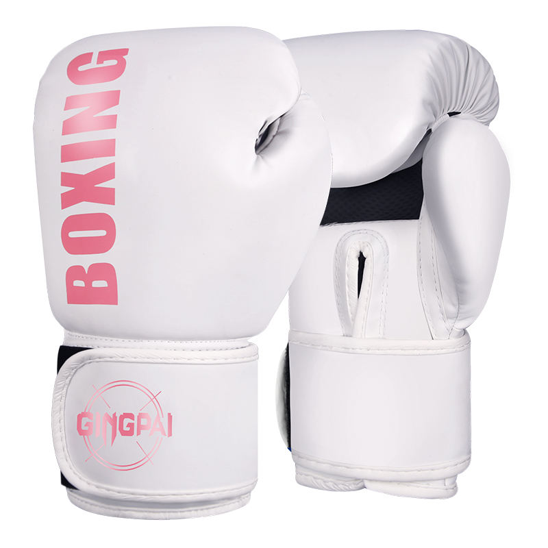 Para guantes de boxeo de cuero PU profesional impermeable transpirable al aire libre Sanda Muay Thai artes marciales 10oz